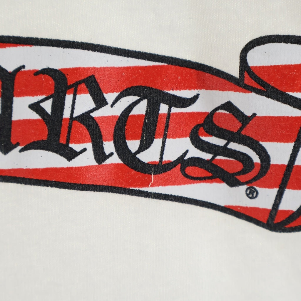 CHROME HEARTS(クロムハーツ) American Back Scroll Label Logo Tee S/S 英字ロゴ バックアメリカンスクロールラベルプリント 半袖Tシャツカットソー ホワイト