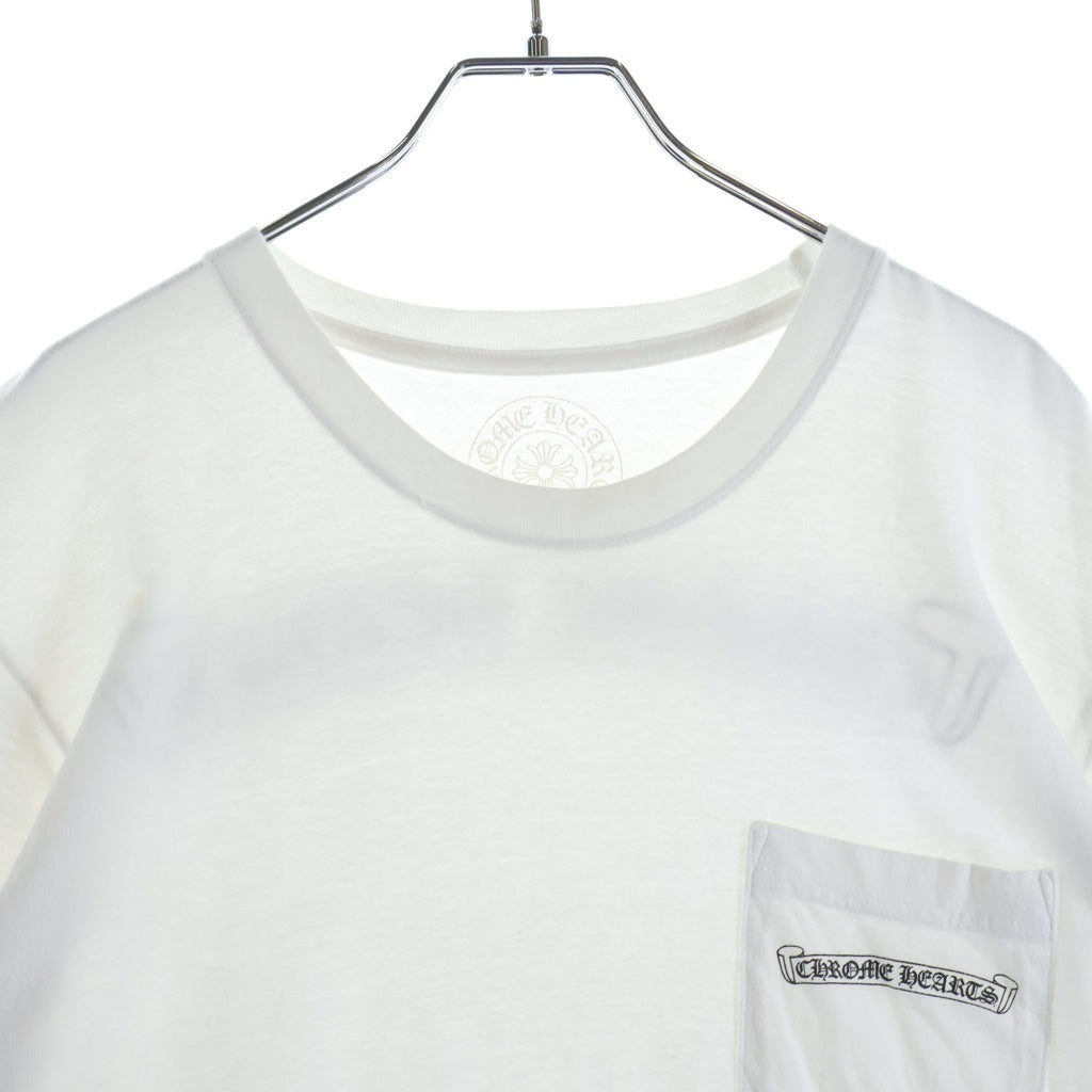 CHROME HEARTS(クロムハーツ) MLTCOL CEM CRS TEE マルチセメタリークロスプリント クルーネック半袖Tシャツ ショートスリーブカットソー ホワイト