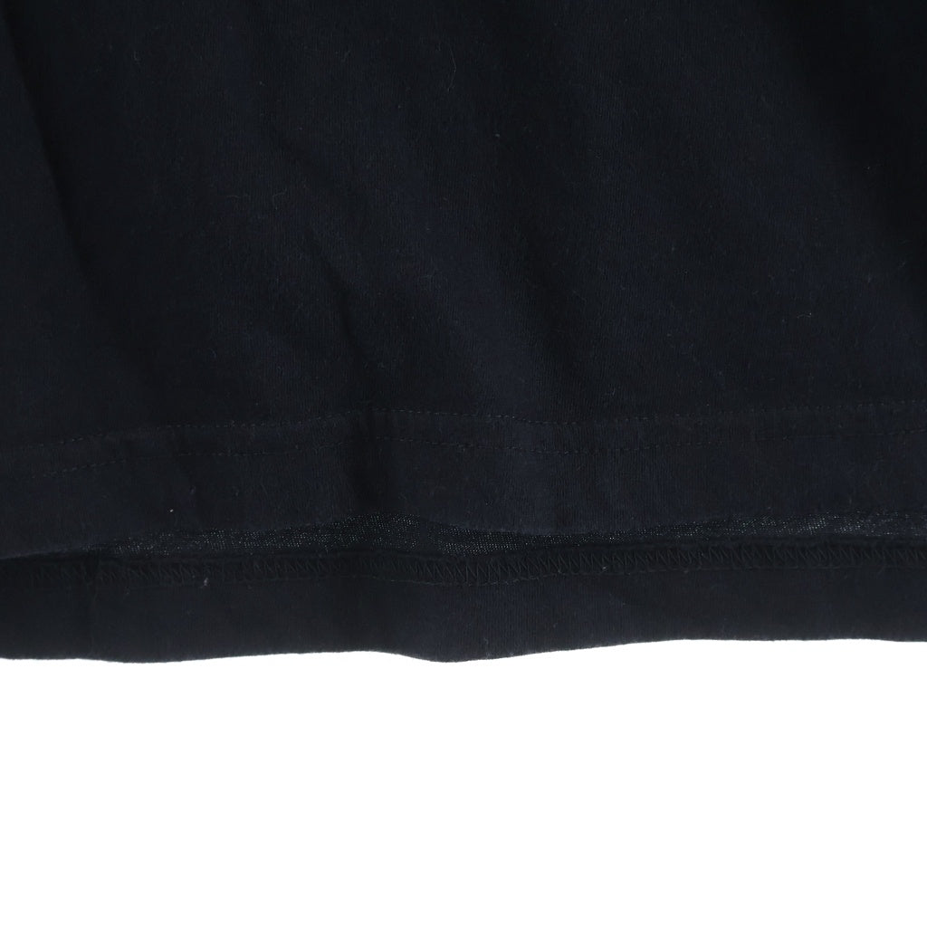 CHROME HEARTS(クロムハーツ) Neck Logo L/S Tee ネックロゴプリント長袖Tシャツ カットソー ブラック/ブラウン