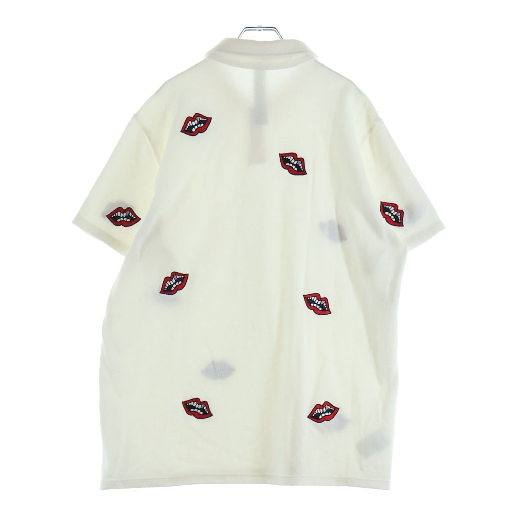 CHROME HEARTS(クロムハーツ) ×MATTY BOY Polo Shirts マッティボーイ 半袖ポロシャツ 総柄 CHOMPER ホワイト