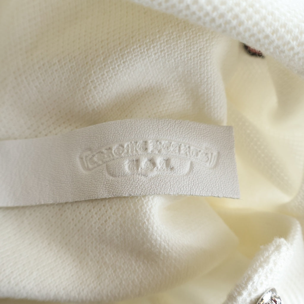 CHROME HEARTS(クロムハーツ) ×MATTY BOY Polo Shirts マッティボーイ 半袖ポロシャツ 総柄 CHOMPER ホワイト