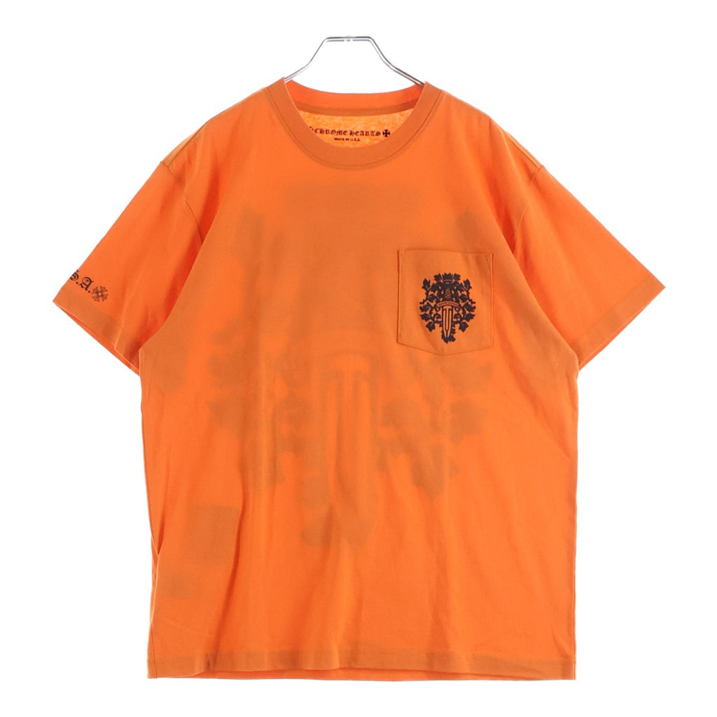 CHROME HEARTS(クロムハーツ) VINE DAGGER S/S TEE ヴァインダガー 半袖Tシャツ カットソー オレンジ