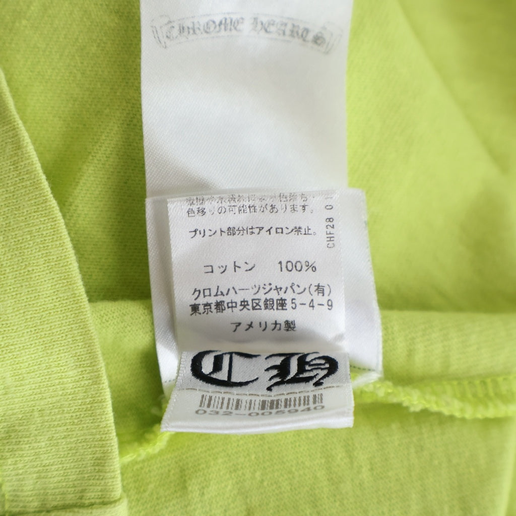CHROME HEARTS(クロムハーツ) ×MATTY BOY PPO CHAIN GAME L/S T-SHIRT マッティボーイ チェーンゲーム 長袖Tシャツ カットソー イエロー