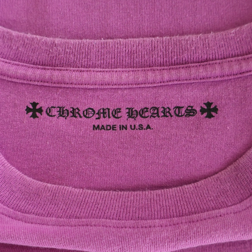 CHROME HEARTS(クロムハーツ) ×MATTY BOY PPO I WANT MORE NOT LESS L/S TEE マッティボーイ プリント長袖Tシャツ カットソー パープル