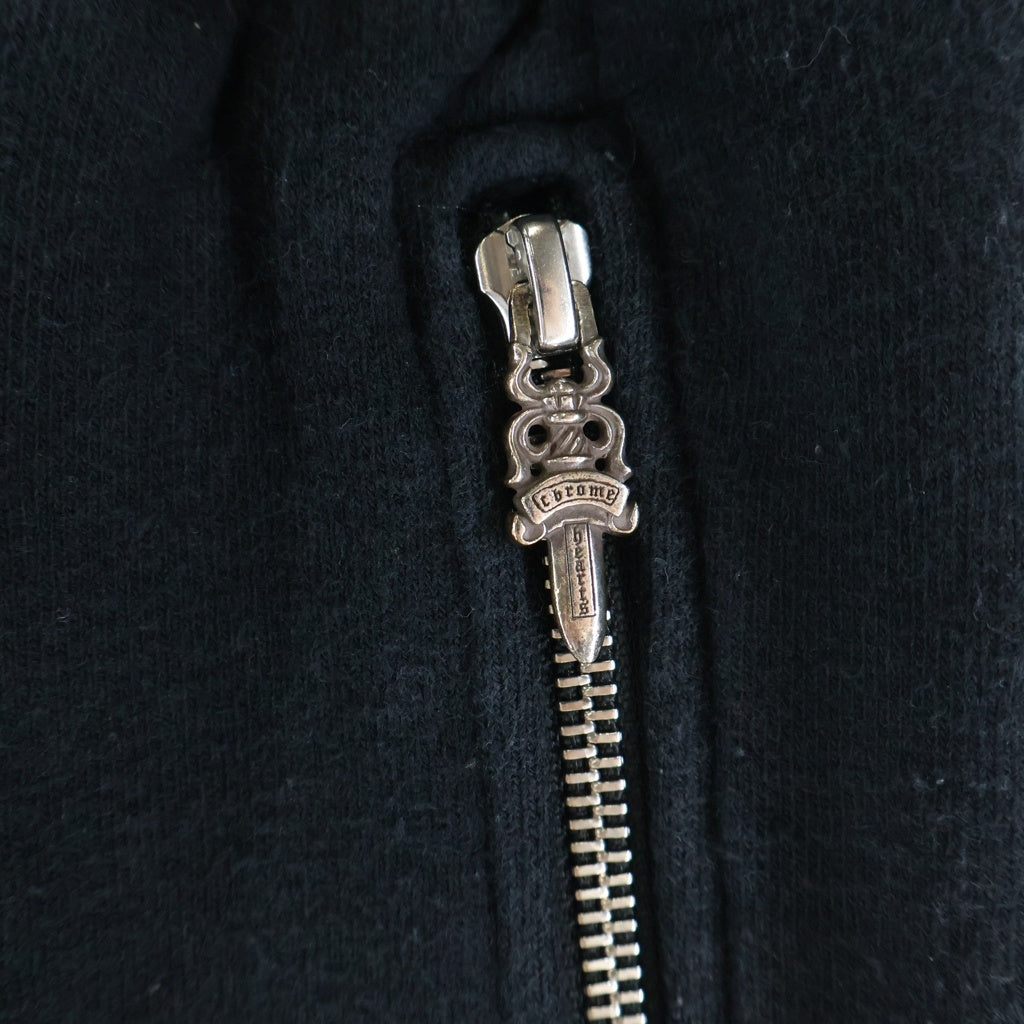 CHROME HEARTS(クロムハーツ) Y NOT CHプラスレザーパッチ付き スウェットパンツ ブラック