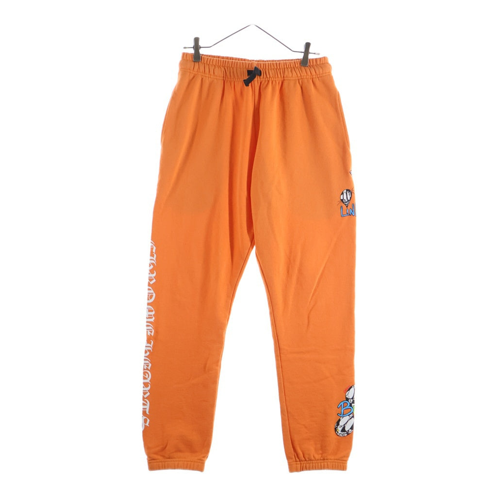 CHROME HEARTS(クロムハーツ) ×MATTY BOY PPO LINK BUILD Sweat Pants マッティボーイ リンクビルド チョンパー刺繍 スウェットパンツ オレンジ