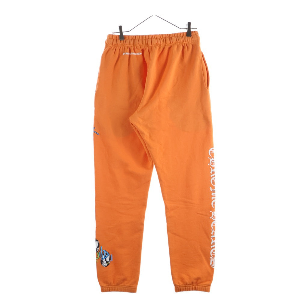 CHROME HEARTS(クロムハーツ) ×MATTY BOY PPO LINK BUILD Sweat Pants マッティボーイ リンクビルド チョンパー刺繍 スウェットパンツ オレンジ