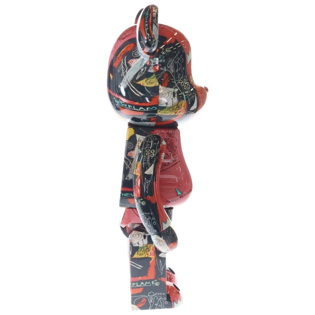 MEDICOM TOY(メディコムトイ) BE@RBRICK Andy Warhol JEAN-MICHEL BASQUIAT #1 1000% ベアブリック アンディ ウォーホル ジャン-ミシェル バスキア フィギュア 人形 マルチカラー