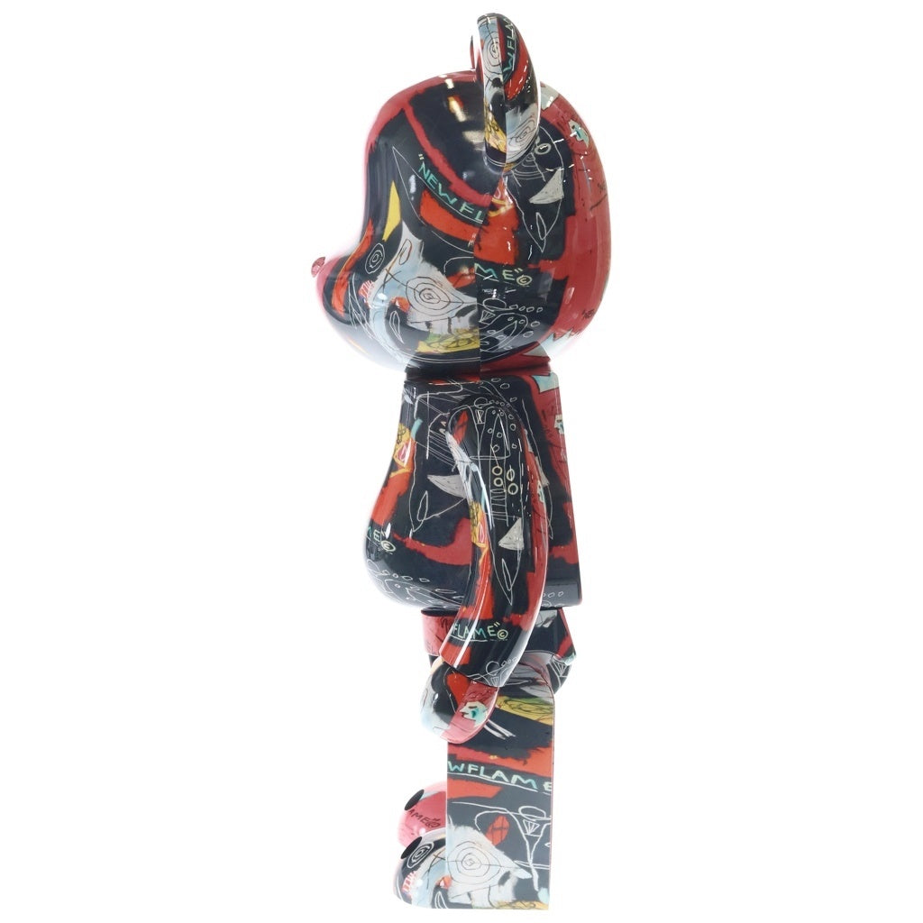 MEDICOM TOY(メディコムトイ) BE@RBRICK Andy Warhol JEAN-MICHEL BASQUIAT #1 1000% ベアブリック アンディ ウォーホル ジャン-ミシェル バスキア フィギュア 人形 マルチカラー