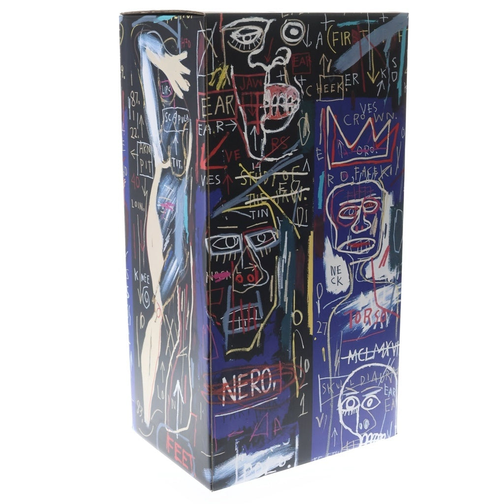 MEDICOM TOY(メディコムトイ) BE@RBRICK Andy Warhol JEAN-MICHEL BASQUIAT #7 1000% ベアブリック アンディ ウォーホル ジャン-ミシェル バスキア フィギュア 人形 マルチカラー