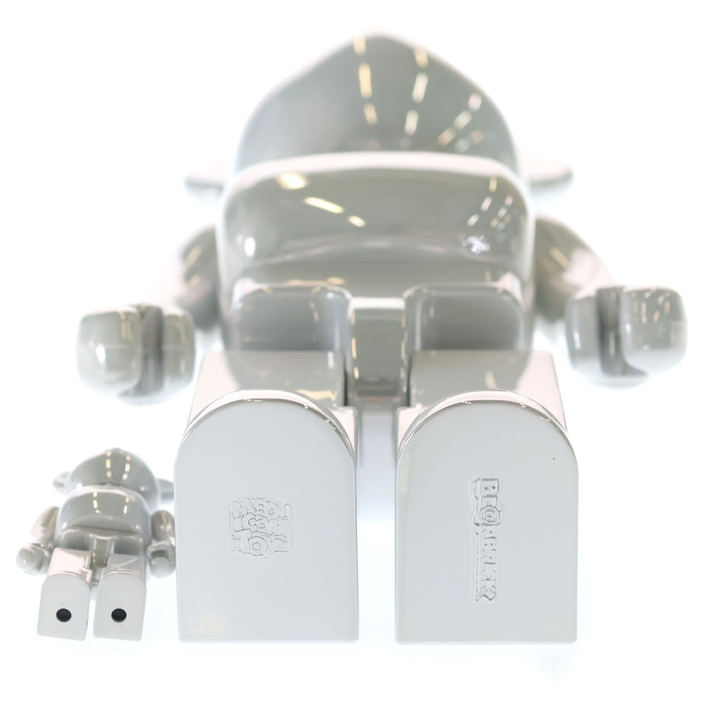 MEDICOM TOY(メディコムトイ) BE@RBRICK oasis WHITE CHROME 400%&100% ベアブリック オアシス フィギュア 人形 ホワイト