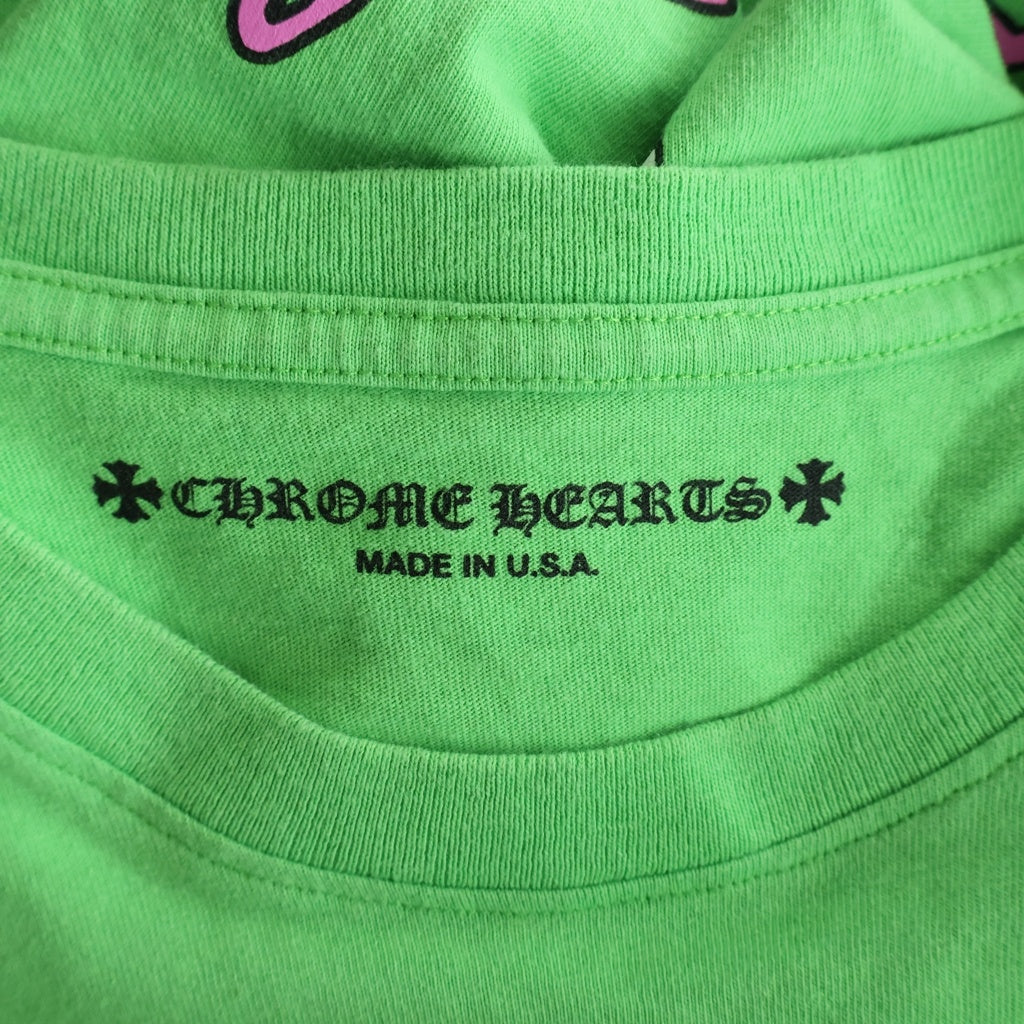 CHROME HEARTS(クロムハーツ) MATTY BOY PPO SEX RCD LS Tee マッティボーイ セックスレコード クルーネック 長袖Tシャツ カットソー グリーン