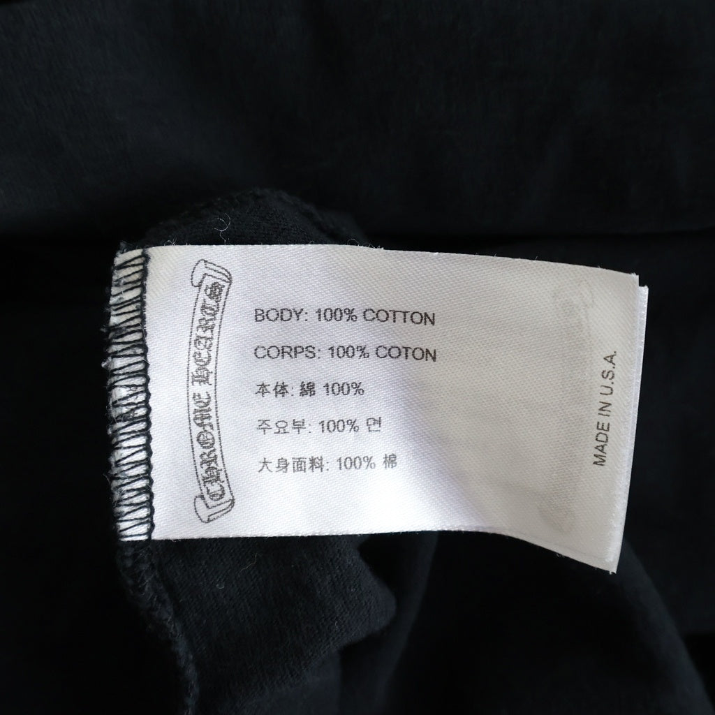 CHROME HEARTS(クロムハーツ) KING TACO 3 HOLLYWOOD 半袖Tシャツ カットソー ブラック/オレンジ