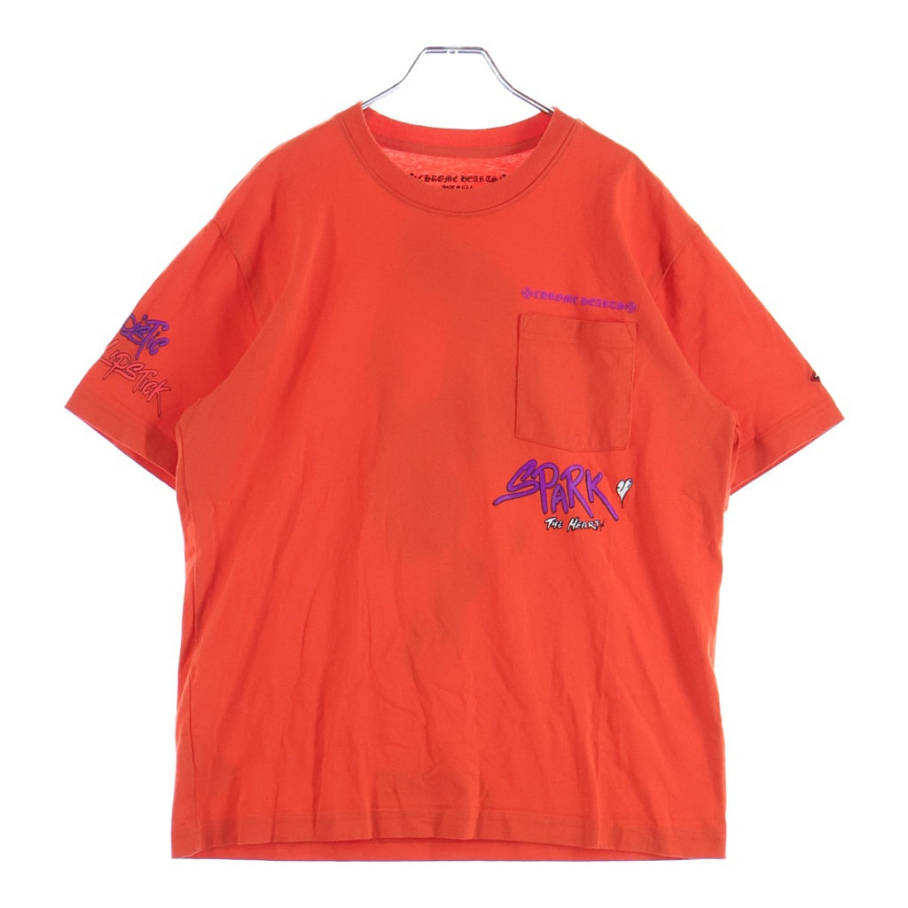 CHROME HEARTS(クロムハーツ) PRO U S/S TEE MATTY ORANGE MATTY BOY マッティボーイチョンパープリテンス ショートスリーブ 半袖Tシャツ バーミリオン オレンジ