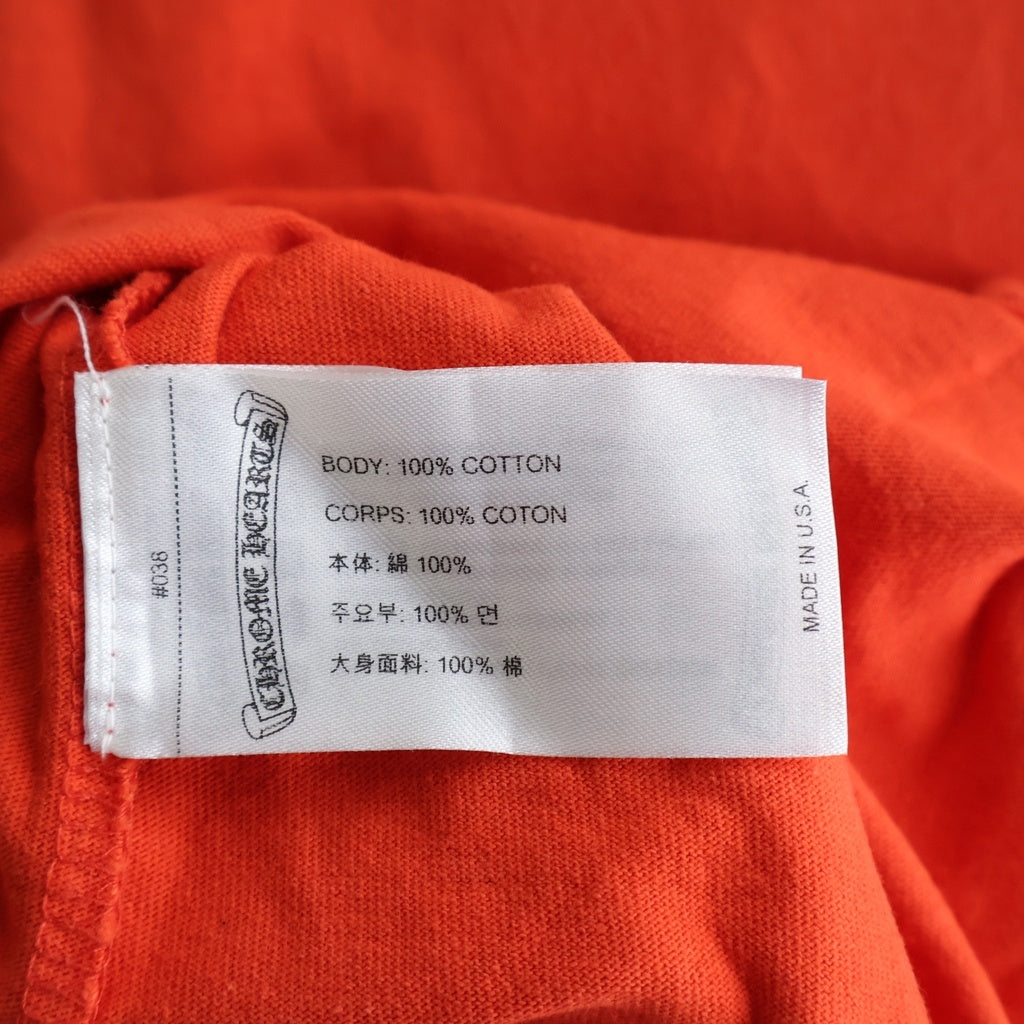 CHROME HEARTS(クロムハーツ) PRO U S/S TEE MATTY ORANGE MATTY BOY マッティボーイチョンパープリテンス ショートスリーブ 半袖Tシャツ バーミリオン オレンジ