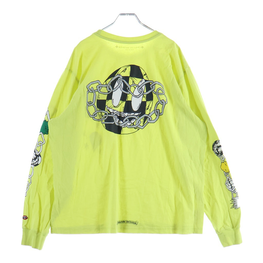 CHROME HEARTS(クロムハーツ) MATTY BOY PPO CHAIN GAME L/S T-SHIRT マッティボーイ チェーンゲーム 長袖Tシャツ ロンT イエロー