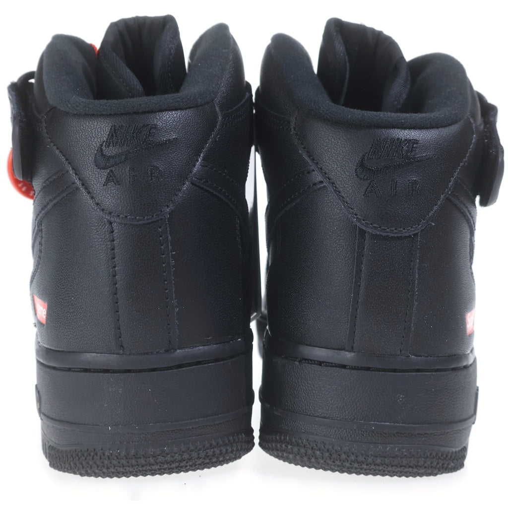 NIKE(ナイキ) ×SUPREME AIR FORCE1 MID SP シュプリーム エアフォース1 ミッドカットスニーカー ブラック US9/27cm FZ8784-001
