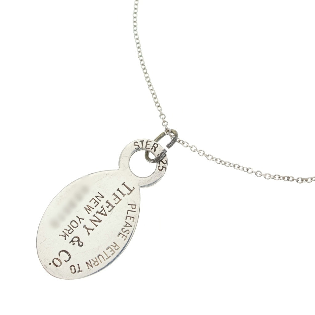 TIFFANY & Co.(ティファニー) リターントゥ オーバルタグ ネックレス シルバー レディース