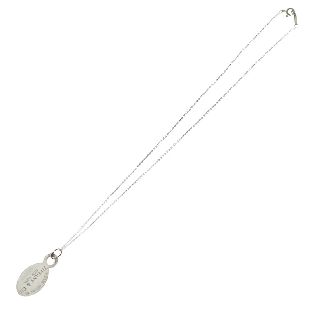 TIFFANY & Co.(ティファニー) リターントゥ オーバルタグ ネックレス シルバー レディース