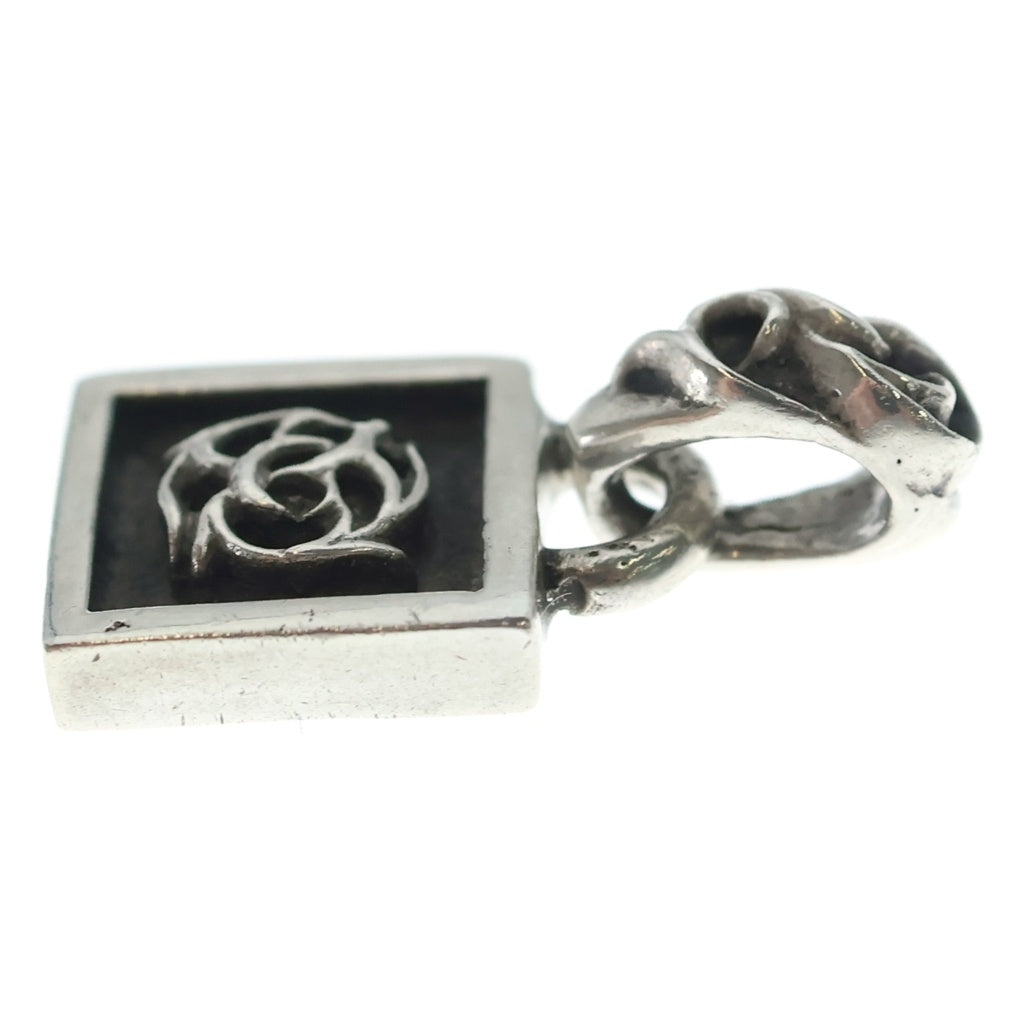 CHROME HEARTS(クロムハーツ) FRAMED FLRL フレームド フローラル チャーム ペンダントトップ シルバー