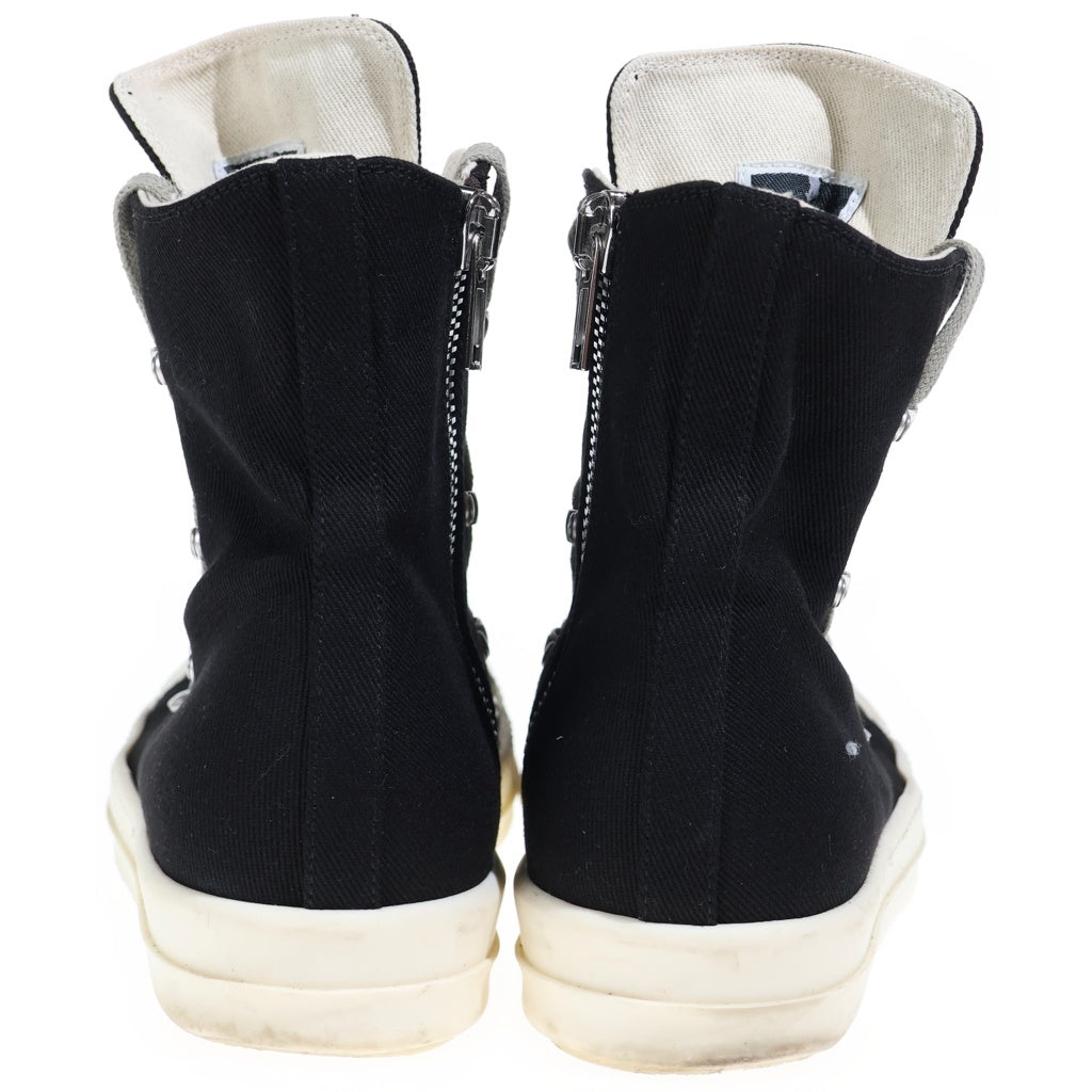 DRKSHDW(ダークシャドウ) 24AW Porterville Hexa Sneaks ポータービル ヘクサ ハイカットスニーカー ブラック/ホワイト