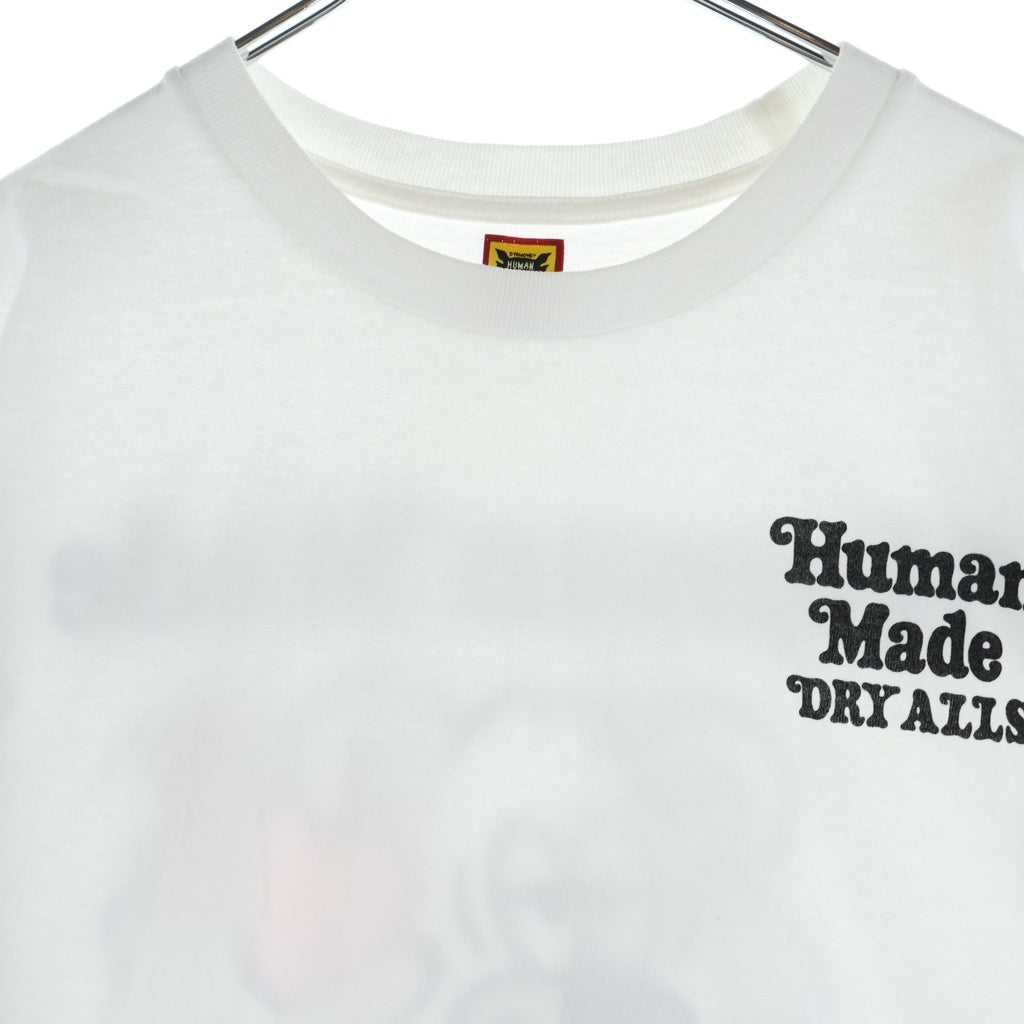 HUMAN MADE(ヒューマンメイド) 23SS×Girls Don't Cry VERDY DRY ALLS Graphic Tee ガールズドントクライ バーディー 半袖カットソー ホワイト