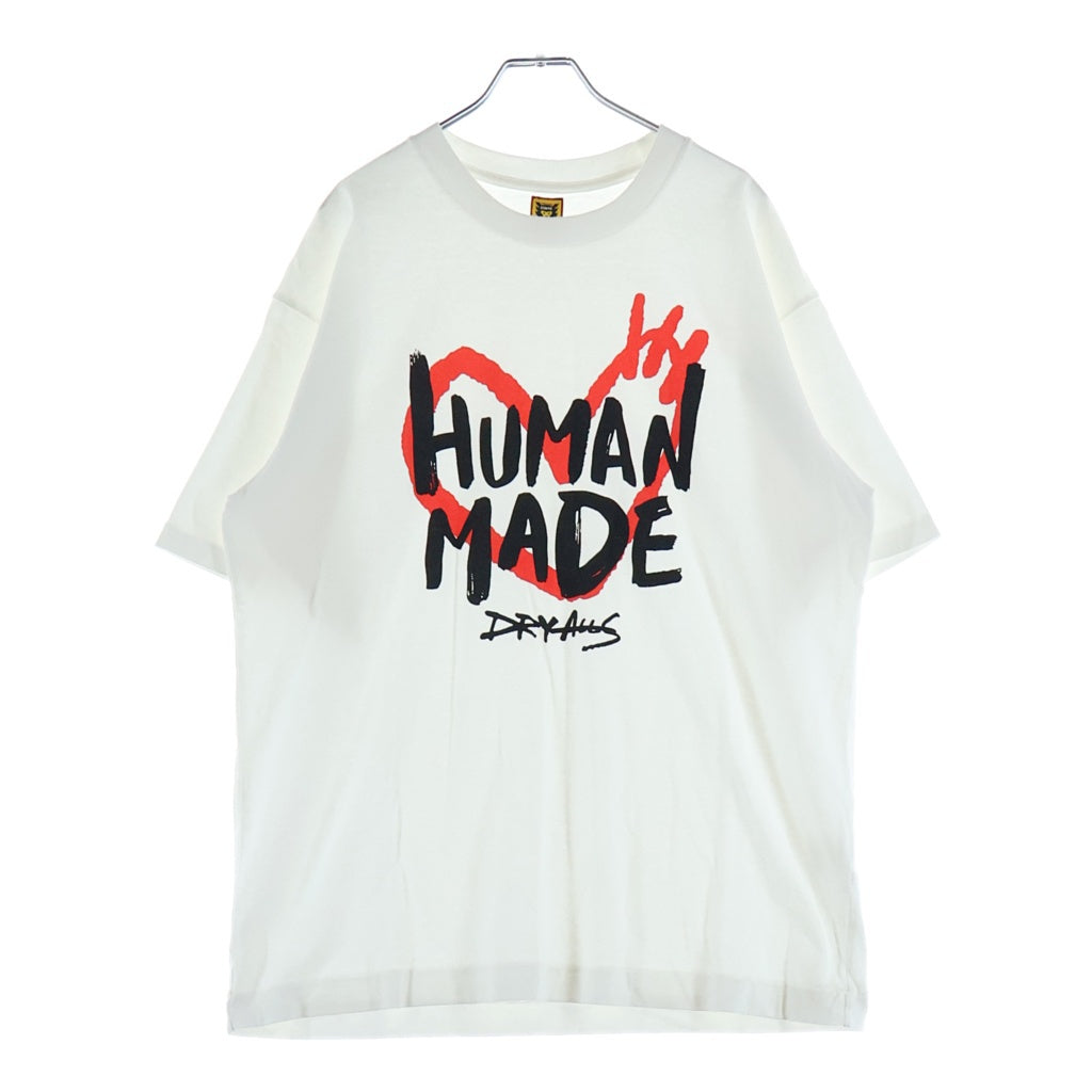 HUMAN MADE(ヒューマンメイド) Big Drawn Heart Tee ビッグ ハート 半袖カットソー ホワイト