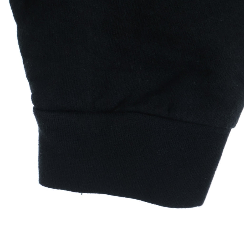 CHROME HEARTS(クロムハーツ) VERTICAL LOGO HOODIE バーティカルロゴ アームロゴプリント スウェット プルオーバーパーカー ブラック
