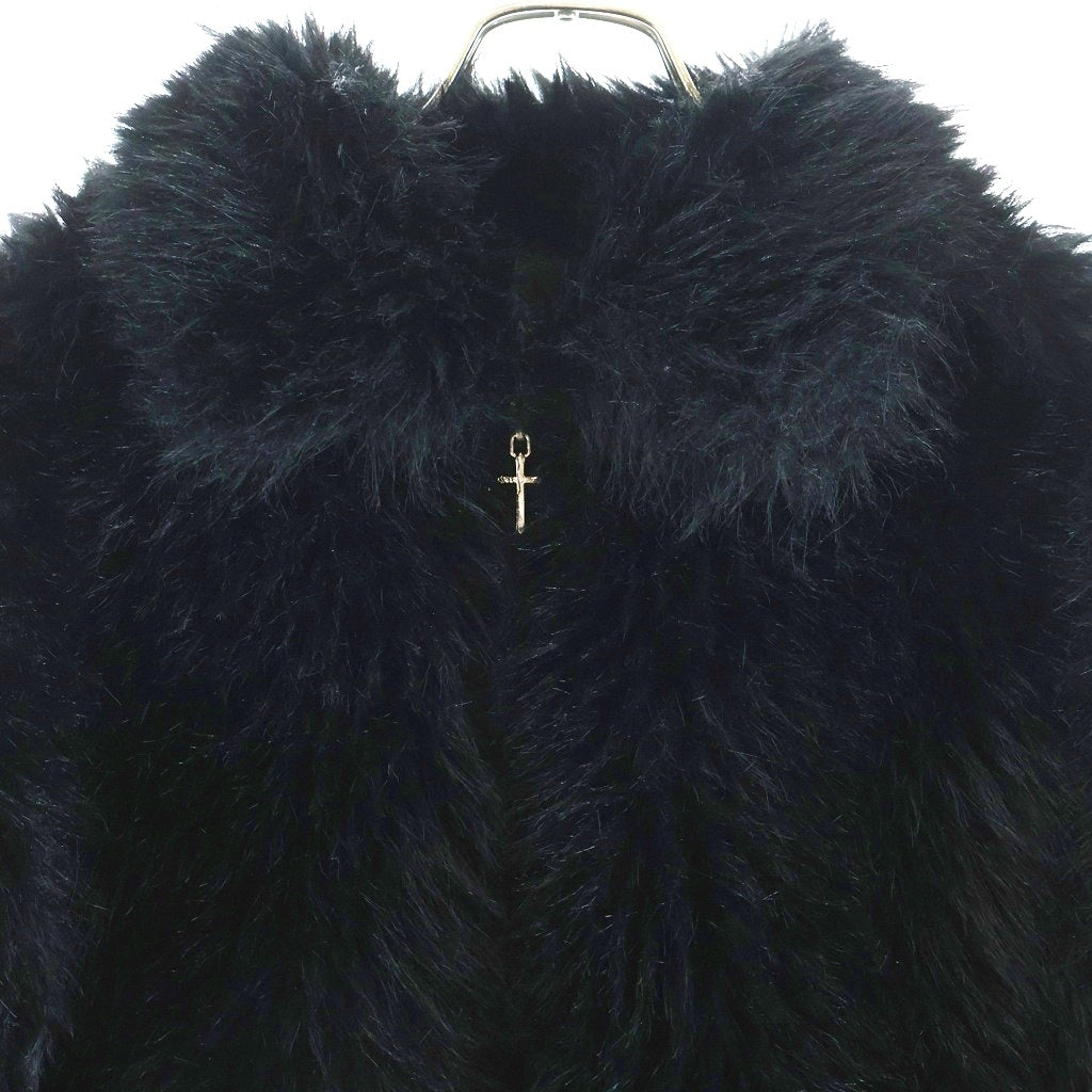 LAST NEST(ラスト ネスト) FUR JACKET ファージャケット 裏地レザー ブラック LA7808EM000017