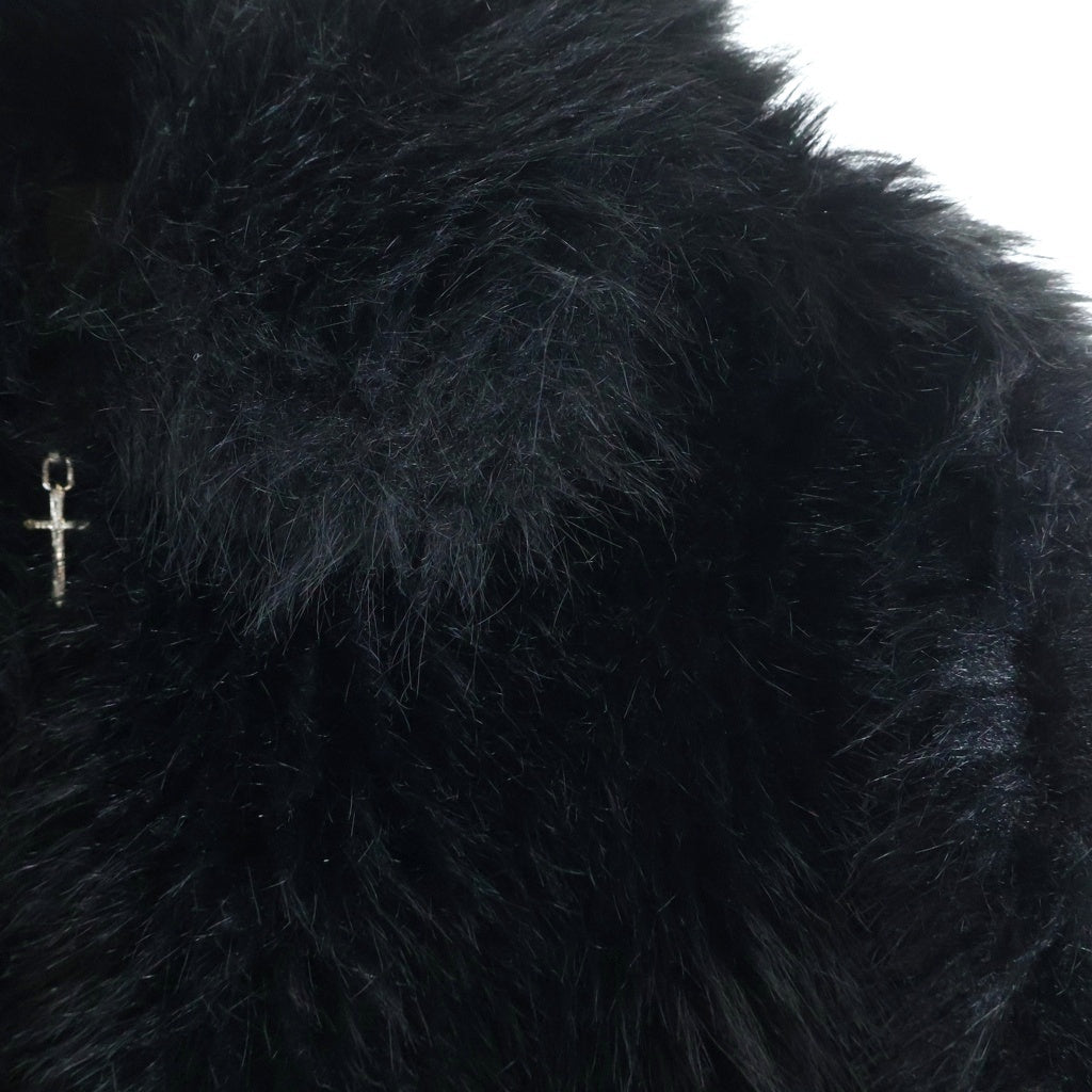 LAST NEST(ラスト ネスト) FUR JACKET ファージャケット 裏地レザー ブラック LA7808EM000017