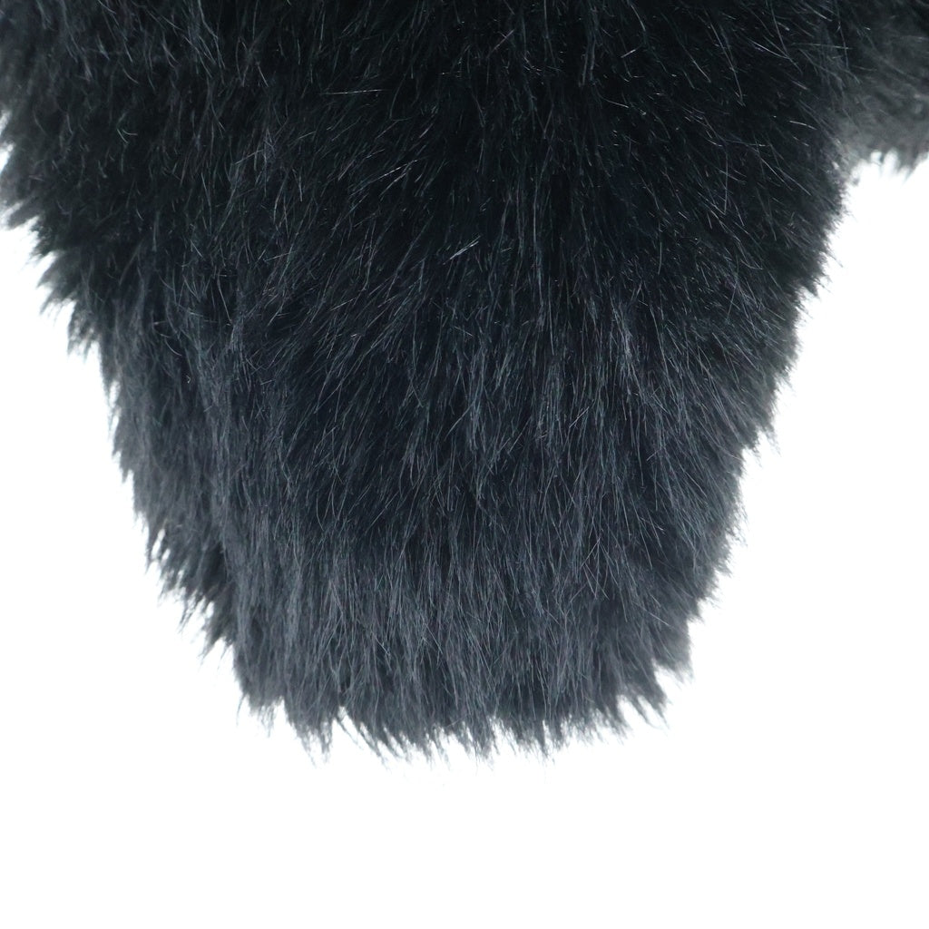 LAST NEST(ラスト ネスト) FUR JACKET ファージャケット 裏地レザー ブラック LA7808EM000017