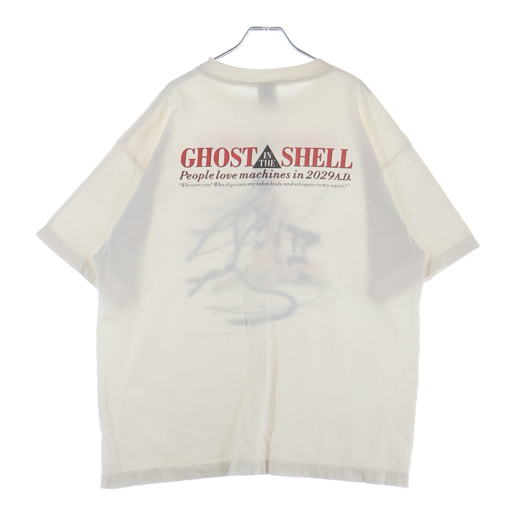 SAINT MICHAEL(セントマイケル) 24AW GITS GS SS TEE SM-YS1-0000-C32 攻殻機動隊 ゴーストイン ザシェルプリント半袖Tシャツ カットソー ホワイト