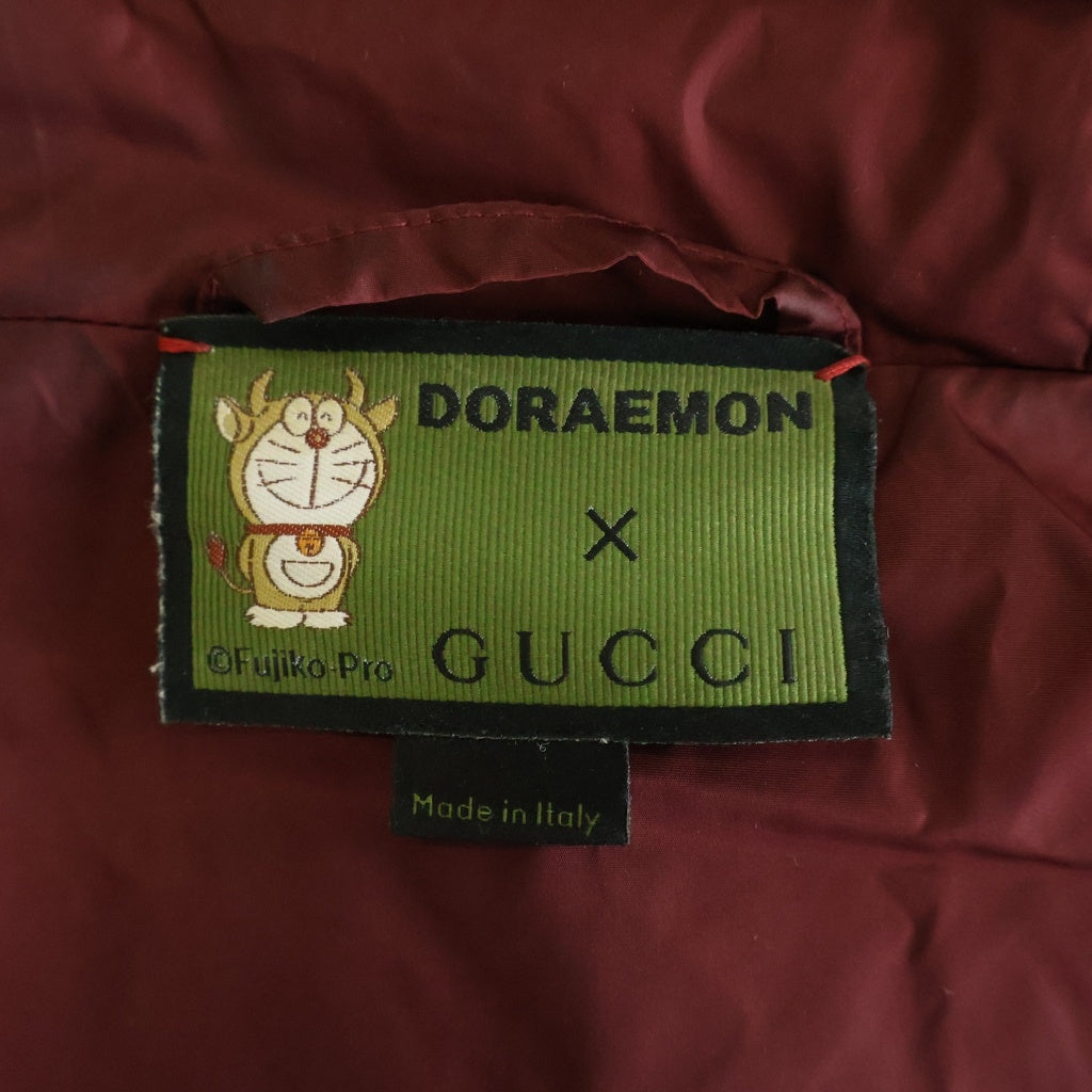 GUCCI(グッチ) × DORAEMON 654754 ドラえもん 牛えもん フーディー ナイロン ジャケット パーカー ブラウン