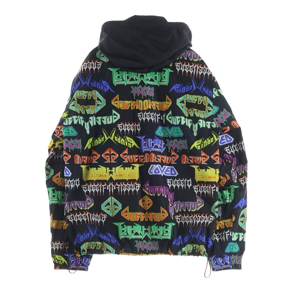 GUCCI(グッチ) メタルロゴ ナイロン フードジャケット マルチカラー 546344