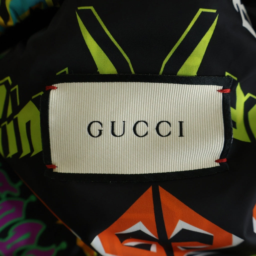 GUCCI(グッチ) メタルロゴ ナイロン フードジャケット マルチカラー 546344