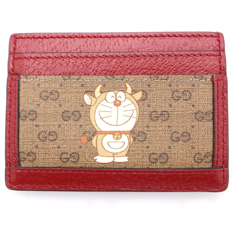 GUCCI(グッチ) ×DORAEMON 654539 イタリア製 50周年記念 牛ドラえもん 牛えもん カードケース