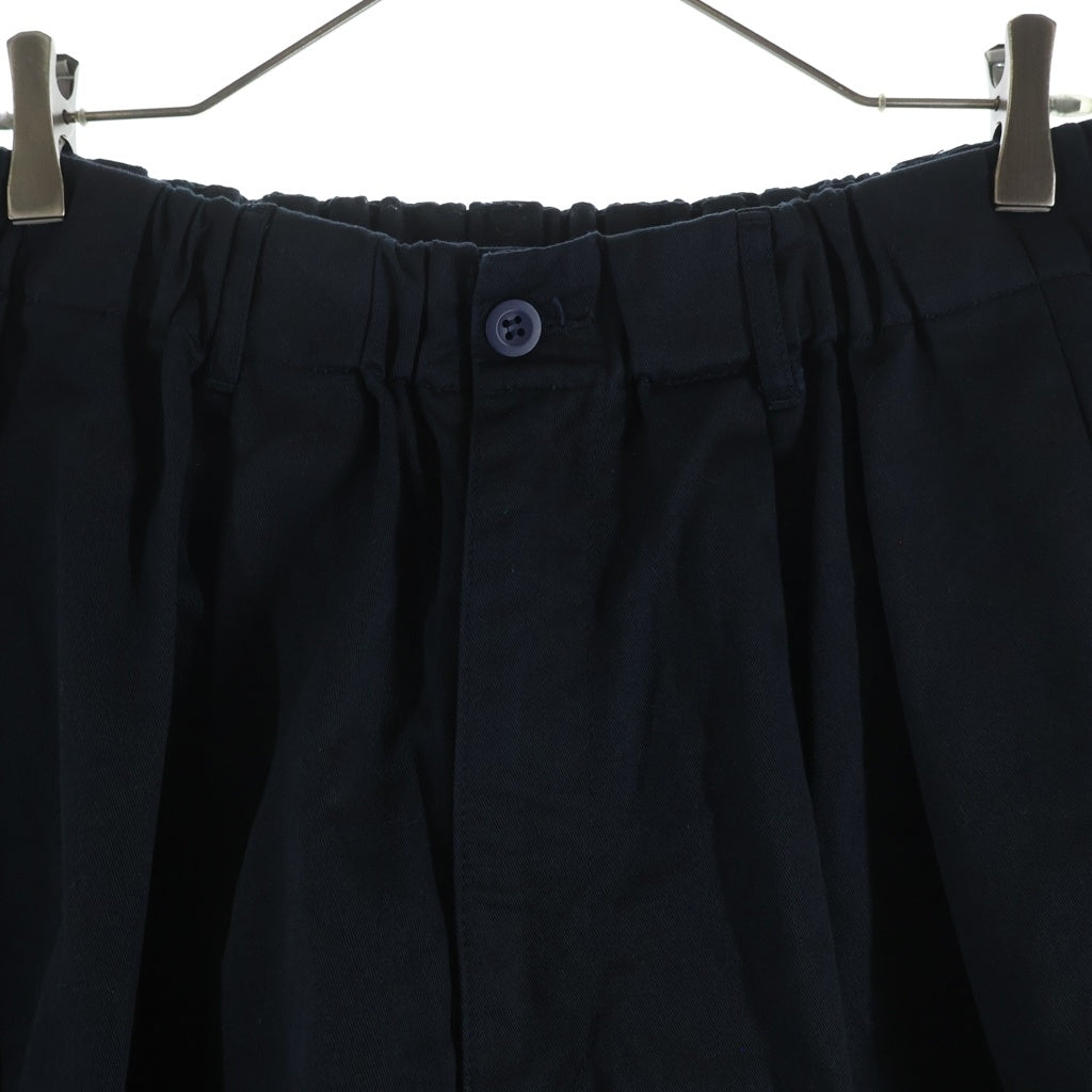 is-ness(イズネス) Stirwiseest Specia Balloon Shorts タック バルーンショーツ ハーフパンツ ブラック 1005SSPT04-1