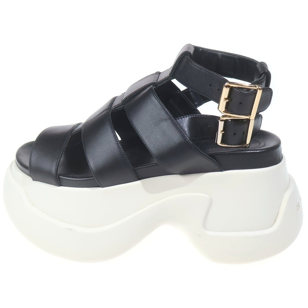 MARNI(マルニ) GLADIATOR PLATFORMS グラディエイター ハイカットサンダル ブラック/ホワイト SAMS017208 レディース