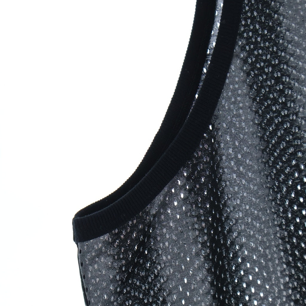 SUPREME(シュプリーム) 25SS Stripe Mesh Tank Top ストライプメッシュ タンクトップ ノースリーブ ブラック