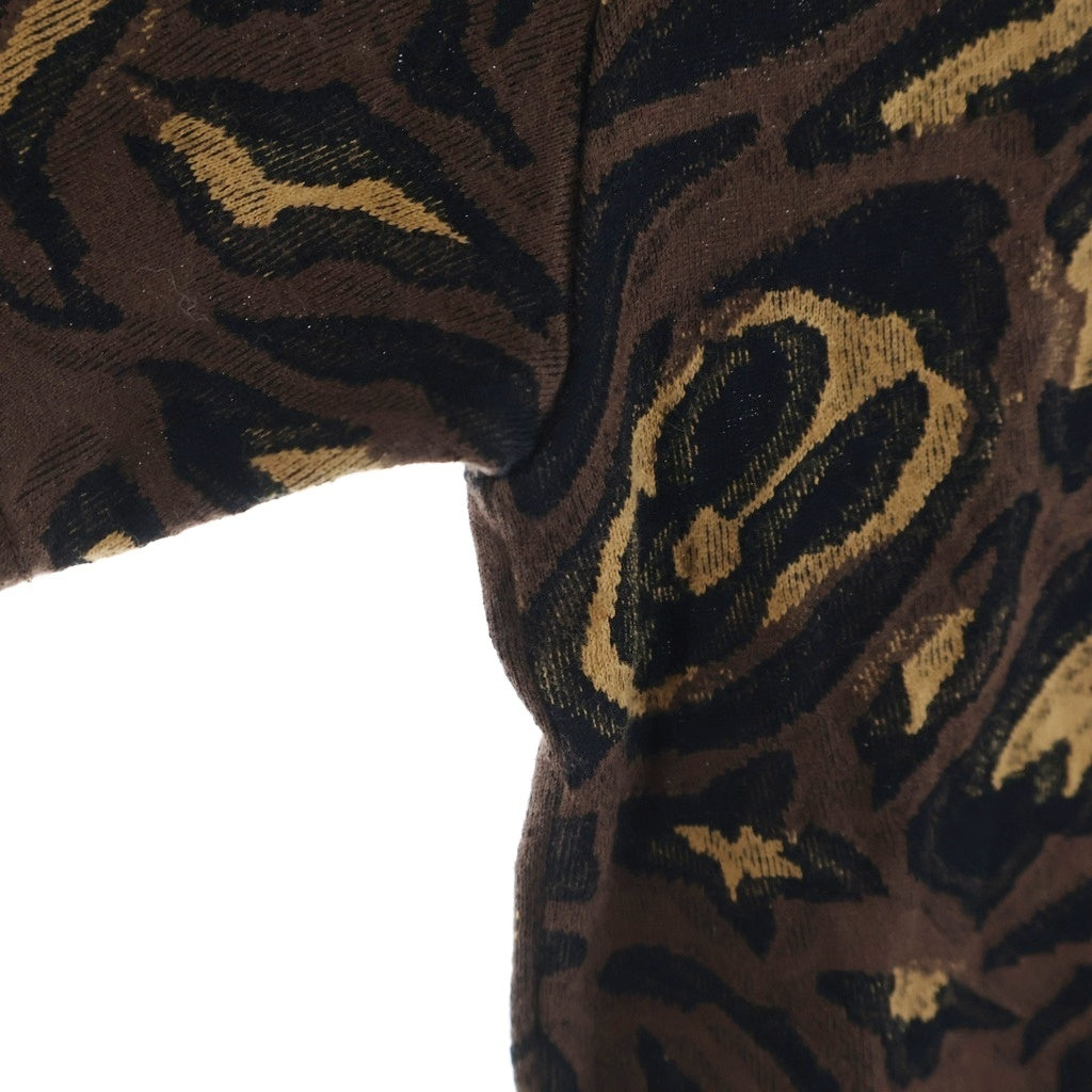 LOUIS VUITTON(ルイヴィトン) 25AW モノグラム ジャガード 半袖Tシャツ カットソー ブラウン RM252M XMY HTY67W