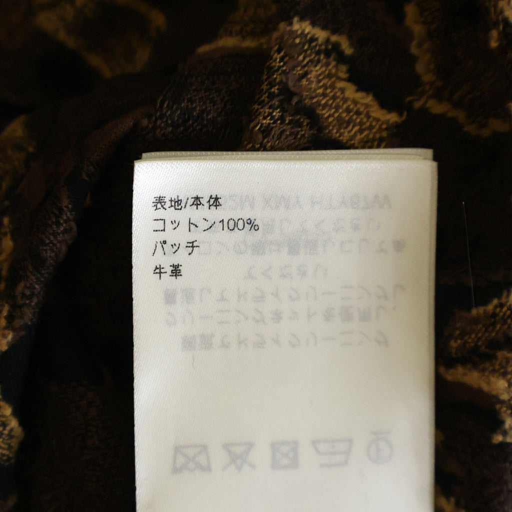 LOUIS VUITTON(ルイヴィトン) 25AW モノグラム ジャガード 半袖Tシャツ カットソー ブラウン RM252M XMY HTY67W
