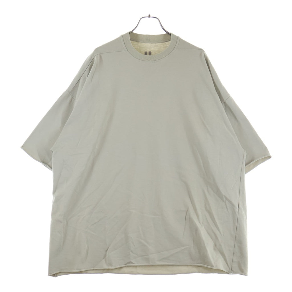Rick Owens(リックオウエンス) 23SS TOMMY TSHIRT トミー クルーネック半袖オーバーサイズTシャツ ベージュ RU01C4283-BA