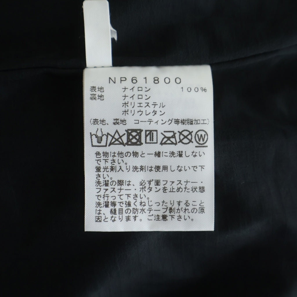 THE NORTH FACE(ザノースフェイス) MOUNTAIN JACKET マウンテンジャケット ロゴ刺繍ナイロンジャケット ブラック NP61800