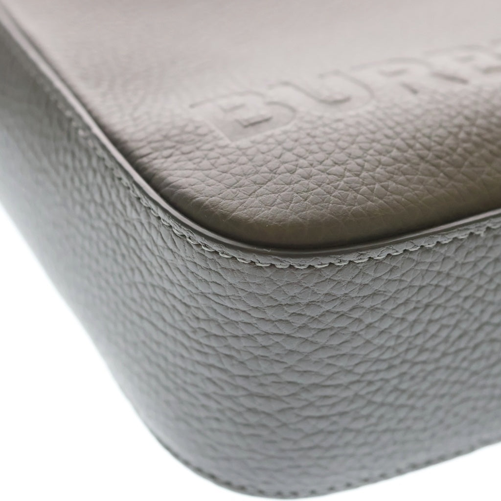 BURBERRY(バーバリー) THORNTON LEATHER SHOULDER BAG ソーントン レザー ショルダーバッグ グレー 8052890