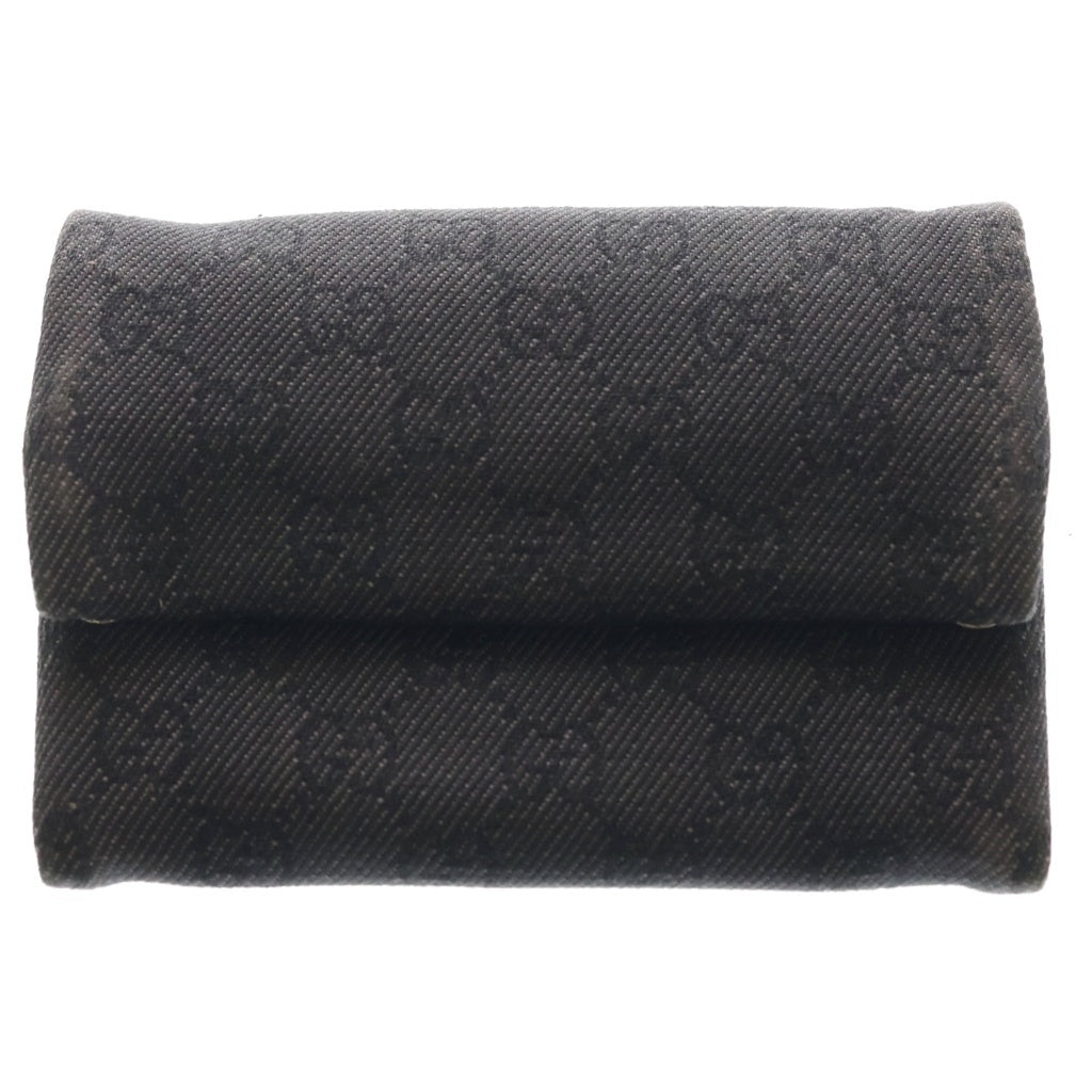 GUCCI(グッチ) GGキャンバス 財布 パスポートケース ブラック 252087-F5DIN-1086