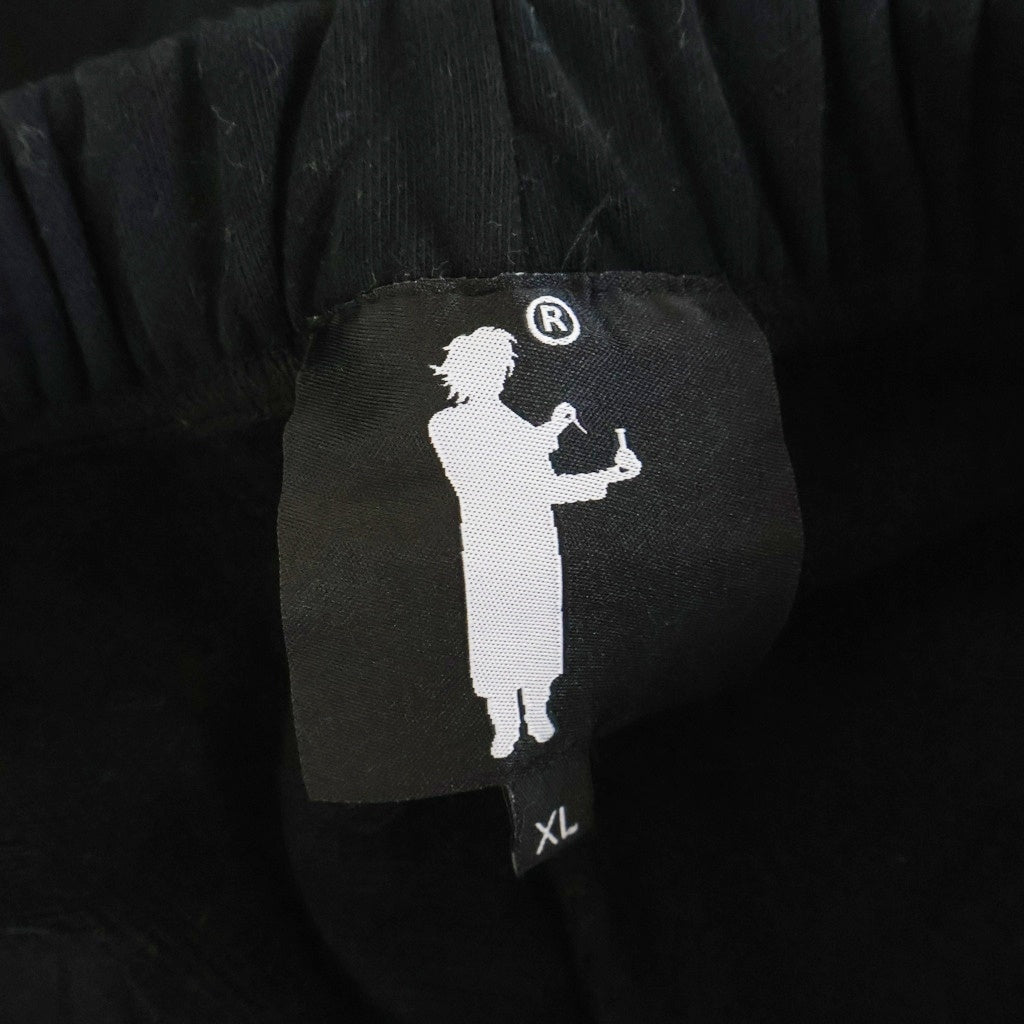 NO BRAND(ノーブランド) Scientist Lab フレア スウェットパンツ ブラック