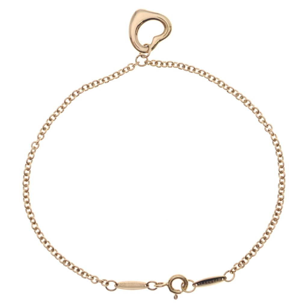 TIFFANY & Co.(ティファニー) ミニオープンハートブレスレット イエローゴールド 23485338 レディース