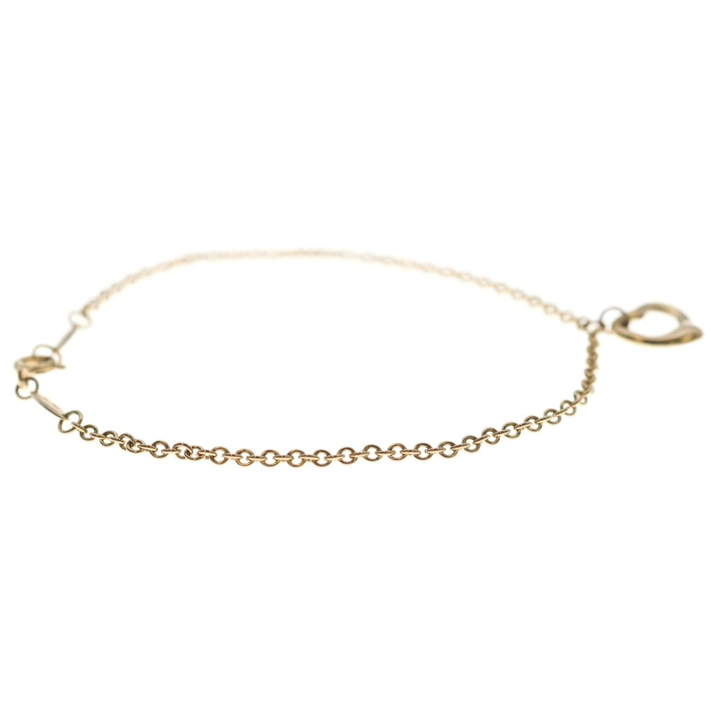 TIFFANY & Co.(ティファニー) ミニオープンハートブレスレット イエローゴールド 23485338 レディース