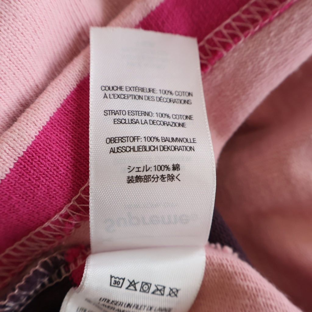 SUPREME(シュプリーム) 24AW Hooded Rugby フード付き ラガーシャツ ピンク