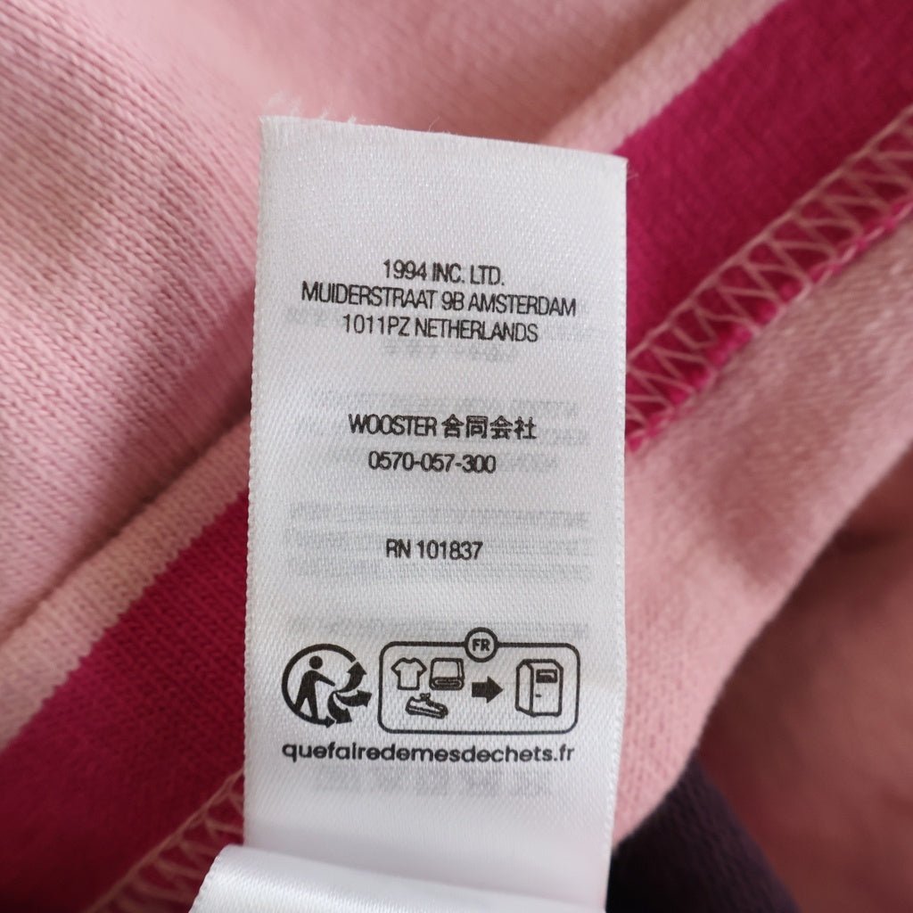 SUPREME(シュプリーム) 24AW Hooded Rugby フード付き ラガーシャツ ピンク